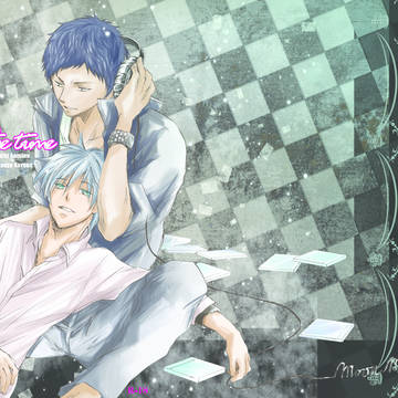 『All of the time』 SCC新刊表紙 青黒