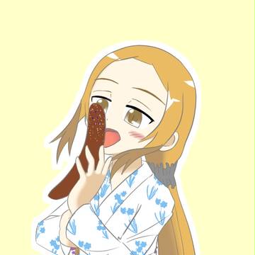 女子力高い食べ方をする風先輩