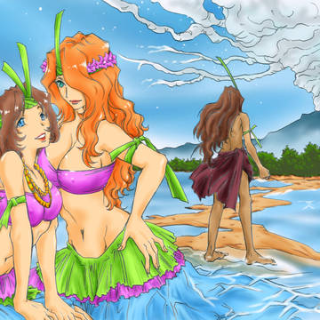 ネオウプフェヌとネーウォーニフェヌ。有坂須美先生画(許可済)