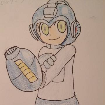 ロックマン描いてみた