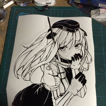 艦これUー511を切って貼ってみた