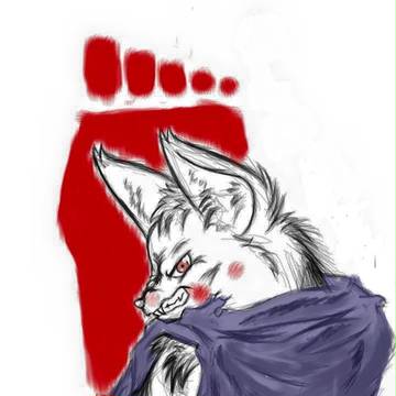 Foot mutant fox