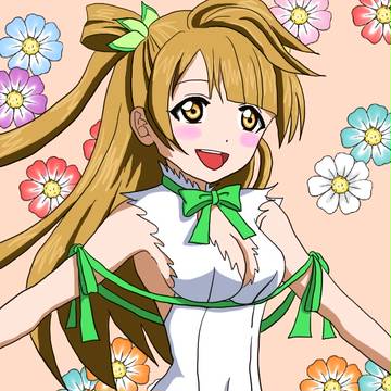 ことりちゃん描いてみた。