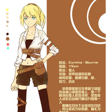 【PFT】キャラ Cynthia·Bourne
