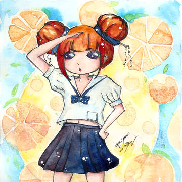 オレンジ