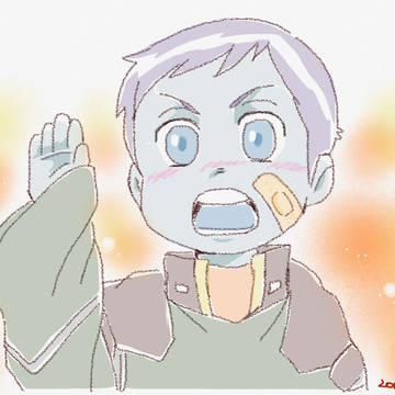 バーガーちゃんと仲間たちラクガキ