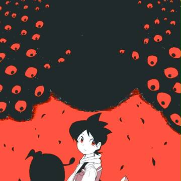 ケータくんがウィスパーを助ける漫画