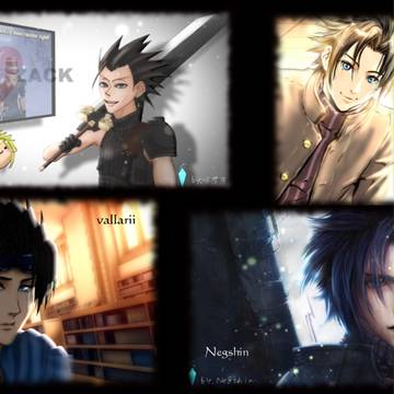 FF7ザックスイラストに鈴村健一さんボイスでお喋りさせてみた