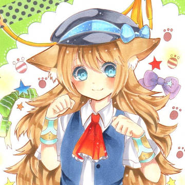 コピックで猫ちゃん(о´∀`о)