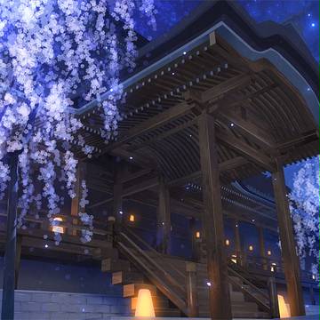 夜に浮かぶ