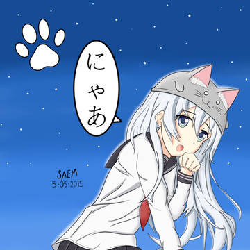 hibiki cap of neko