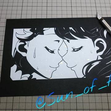 【切り絵】ひなじゅり