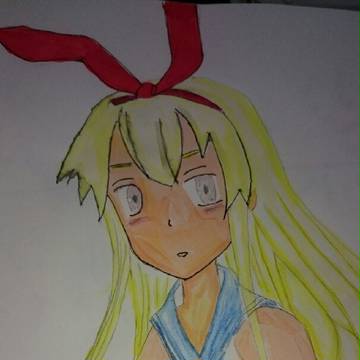 艦これ　島風　落書き
