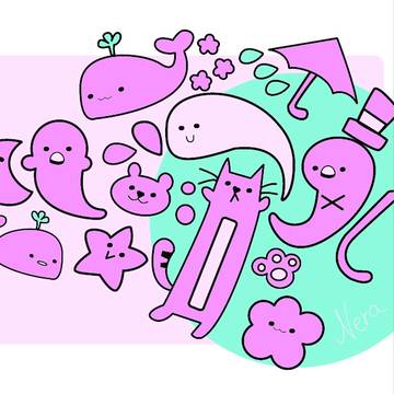 Cute vectorial work