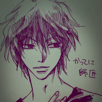 師匠らくがき