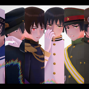 【MMDしゃち式三次創作】グループ100人達成お祝い企画