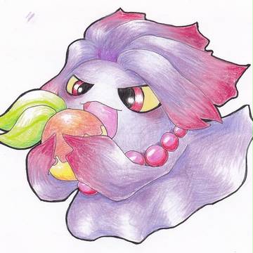 【色鉛筆】ムウマ【ポケモン】