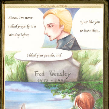 Draco attended Fred's funeral