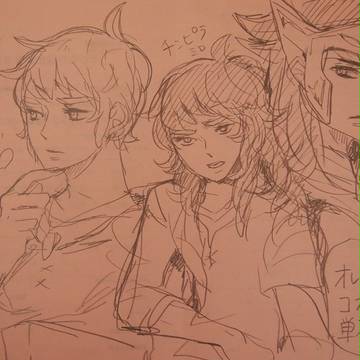 聖闘士らくがき