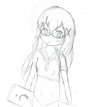 らくがき（スク水チノ）