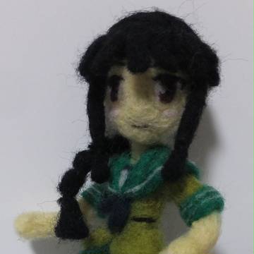 羊毛フェルトで北上様作った