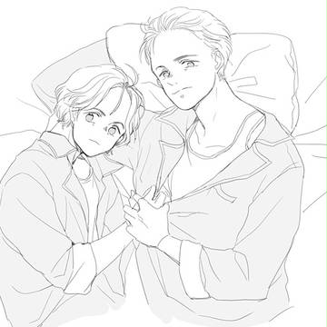 エリチャとリク絵