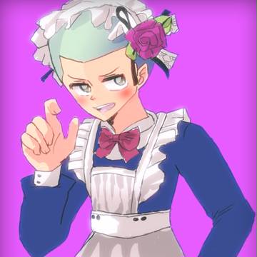 メイド服を着せたコニー