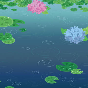 想い描く梅雨