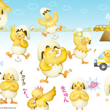 おべんとうの玉子屋 LINEスタンプ