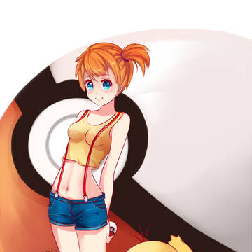 Misty and Psyduck