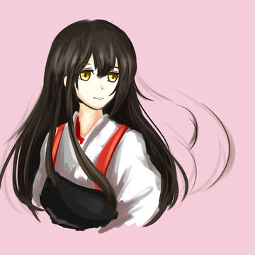 赤城 临摹(被同学说是海未 无法反驳