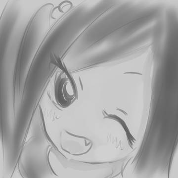 落書き いろはちゃん進化おめでとう!