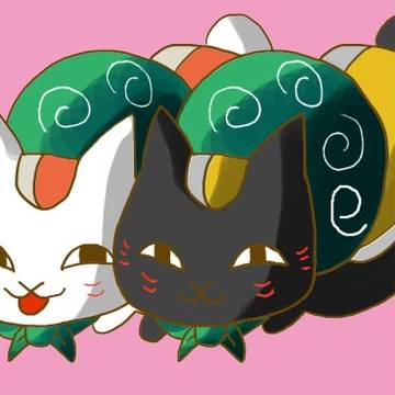 ニャンコ先生と黒ニャンコ