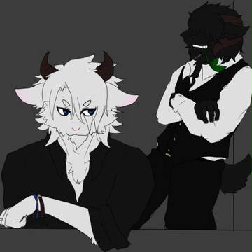 黒白やぎ