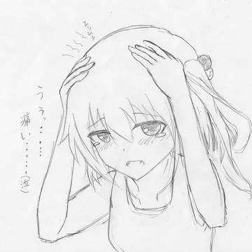 ワンドロ「頭ぶつけたフランちゃん」