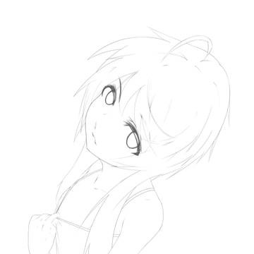 ゆかりんの線画