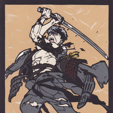 【切り絵】刀剣乱舞　同田貫正国