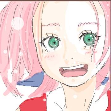 ナルト　サクラ　お絵かきの森