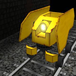 前につくったトロッコさん