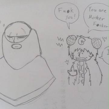 lisa落書き