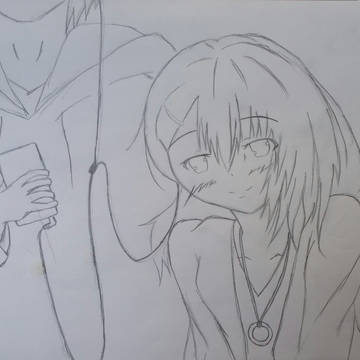女の子とイヤホン