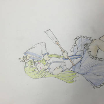 早苗さん手描き