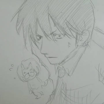 さくらと芥辺さん落書き