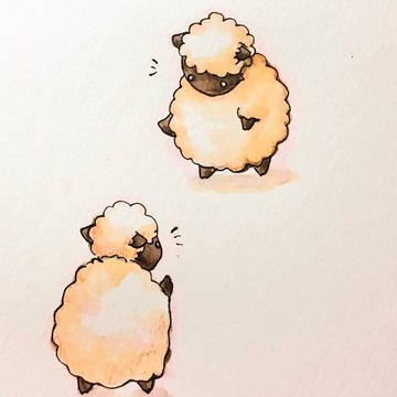 羊とラグベベ