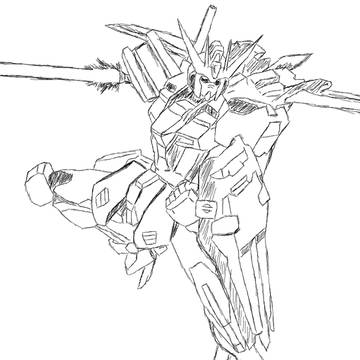 『初心者練習』ストライクガンダム
