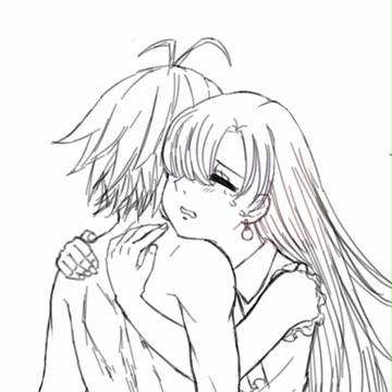 《 七つの大罪》 メリオダス & エリザベス 