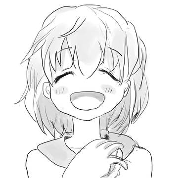 笑顔の女の子
