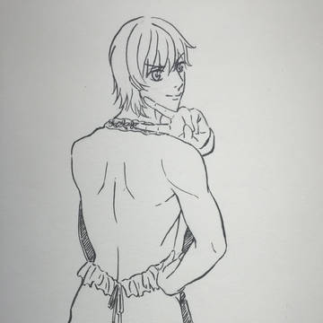 裸エプロン