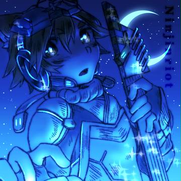 夜に影ひとつ