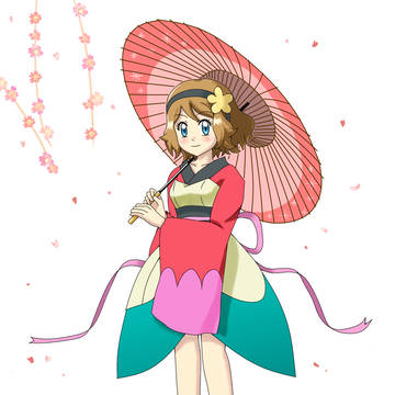 73話の振袖セレナ